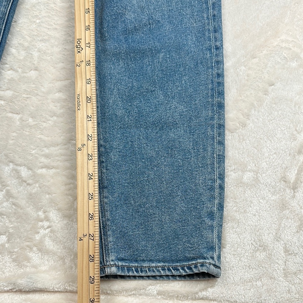 American Eagle Outfitters Blue Skinny Jeans Distressed - Picture 6 of 11